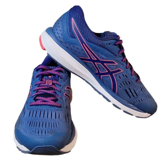 ASICS Gel-Cumulus 20 Running Shoes Women’s 7 Blue 1012A008-401 GUC - Picture 1 of 8